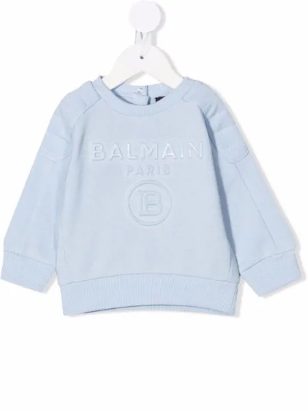 Balmain Kids толстовка с логотипом