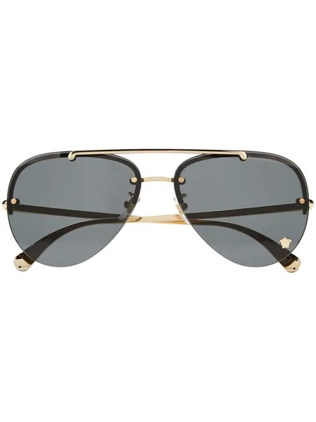 Versace Eyewear солнцезащитные очки-авиаторы Medusa Glam