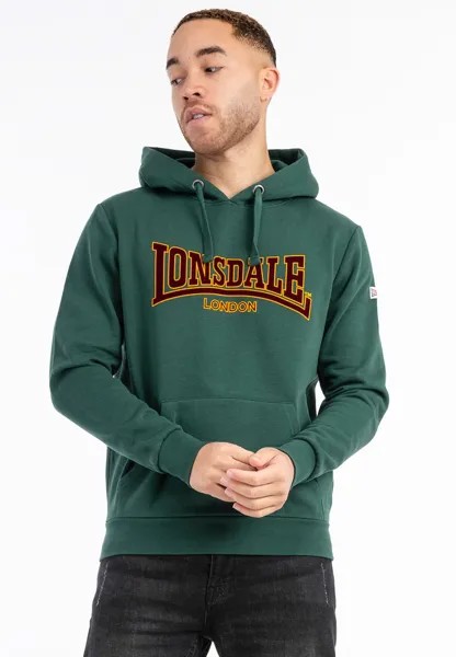 Толстовка Lonsdale Hoodie Hooded Classic Ll002, зеленый