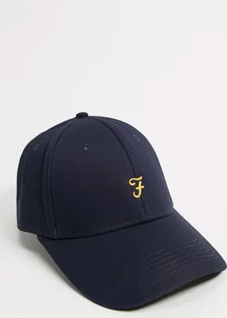 Темно-синяя кепка с логотипом Farah-Темно-синий