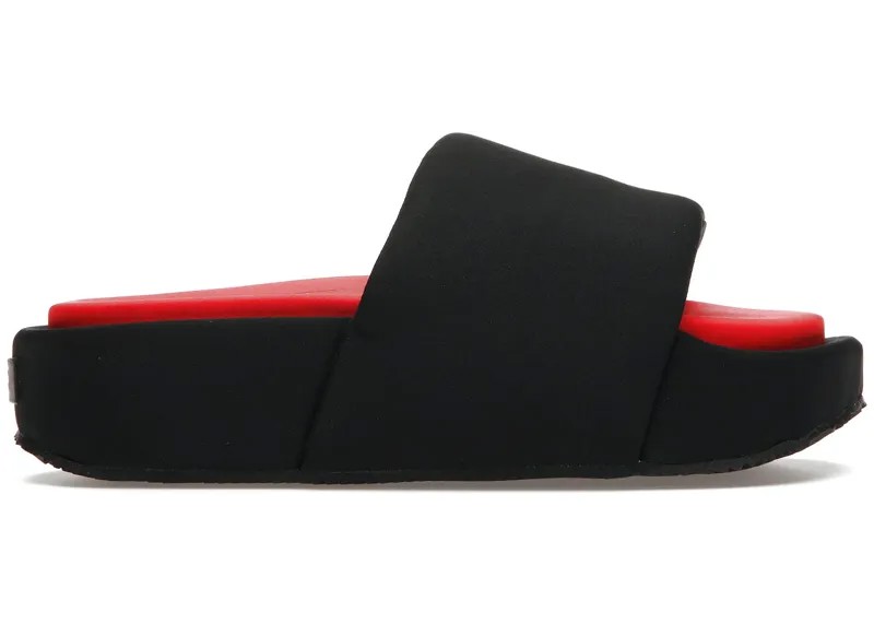 Шлёпанцы Adidas x Y-3, чёрный / красный