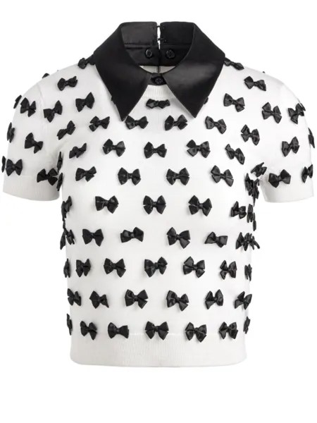 Alice + olivia вязаный топ Ciara