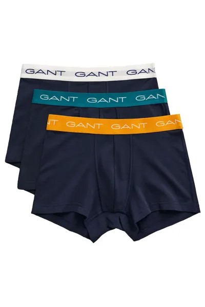 Боксеры с логотипом - 3 пары Gant, желтый