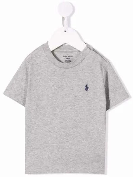 Ralph Lauren Kids футболка с вышивкой Polo Pony