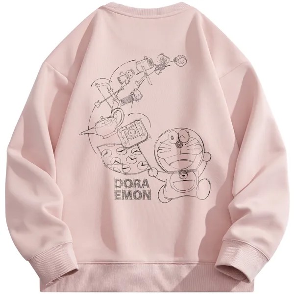 Толстовка унисекс Doraemon, Светлый Хаки