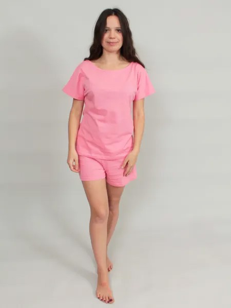 Пижама женская SLEEP DELIVERY SD-MD_М-01КПМ розовая 50