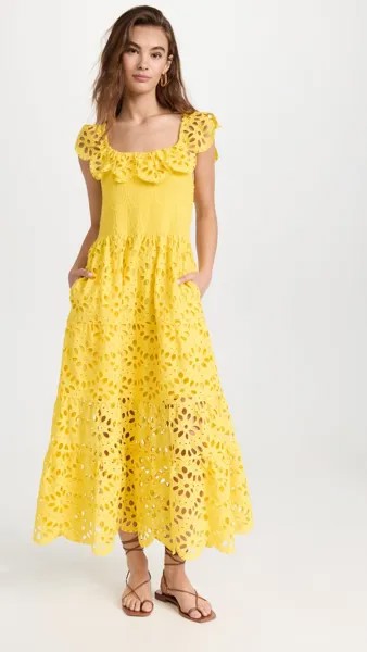 Платье Figue Phoebe, желтый