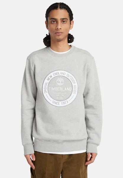 Толстовка Elevated Carrier Crew Timberland, цвет medium grey heather