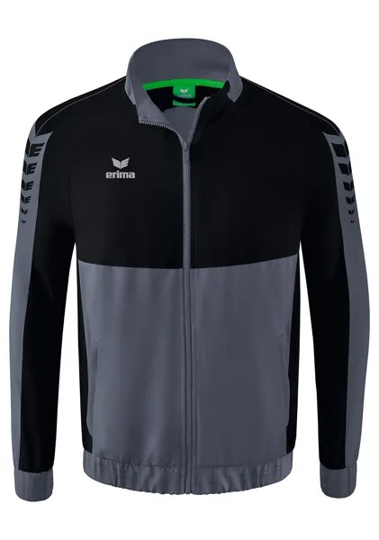 Спортивная куртка erima Six Wings Präsentationsjacke, сланцево серый/черный