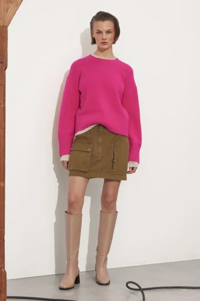 Свободный вязаный свитер и другие истории H&M, розовый