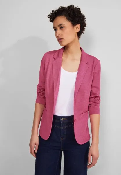 STREET ONE короткий пиджак с воротником с лацканами, цвет Magnolia Pink