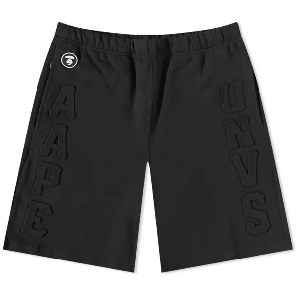 Шорты Aape Street Baseball Embossed, черный