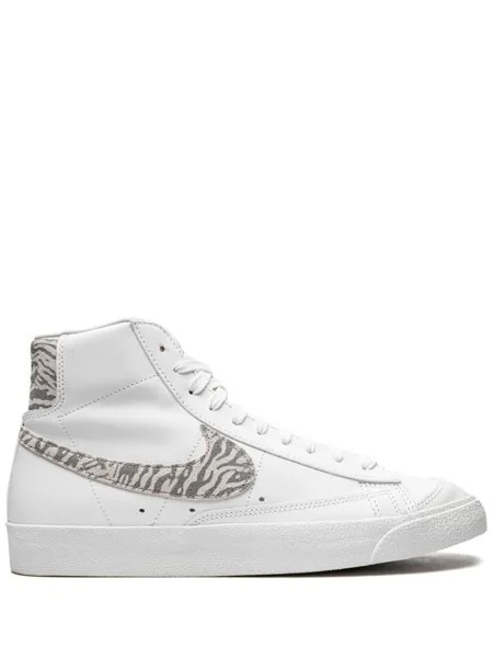 Nike кеды Blazer Mid '77 Zebra, белый