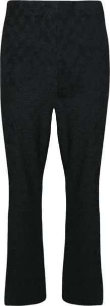 Брюки MISBHV Towelling Monogram Trousers 'Black', черный