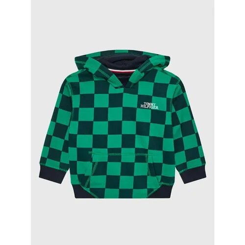 Худи TOMMY HILFIGER, размер 8Y [METY], зеленый