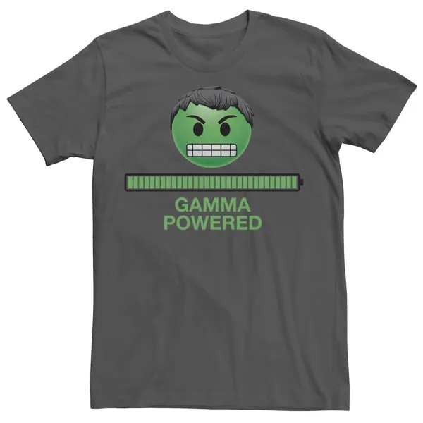 Мужская футболка с рисунком эмодзи Marvel Hulk Gamma Powered