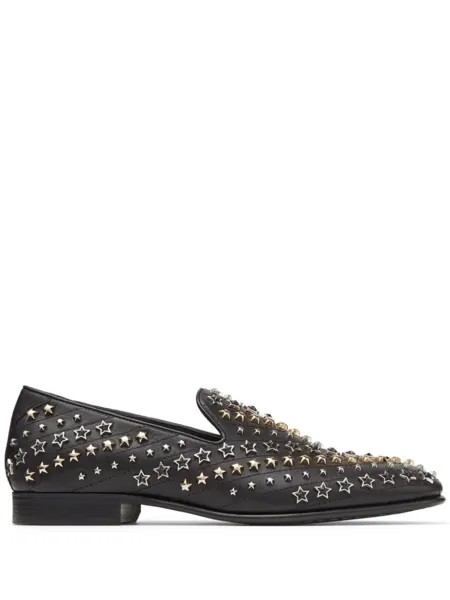 Jimmy Choo лоферы Thame с заклепками, черный