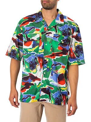 GANT Мужская свободная рубашка с короткими рукавами из хлопка и лиоцелла, разноцветная