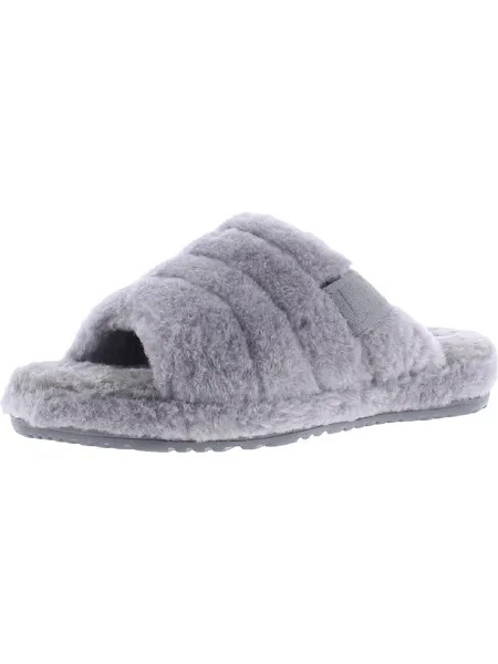 Мужские меховые шлепанцы Fluff You UGG, цвет Metal