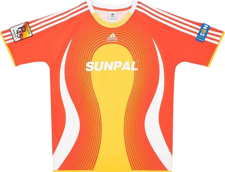 Рубашка Palace x adidas Sunpal Football Shirt 'Bright Orange', оранжевый