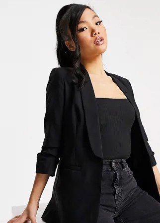 Пиджак от комплекта ASOS DESIGN Petite-Черный цвет