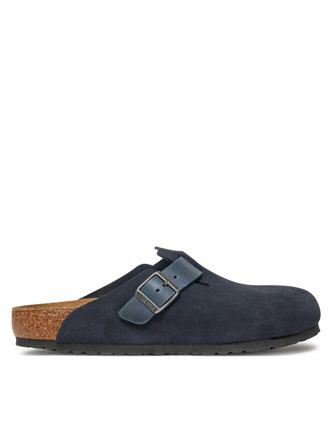 Шлепки Birkenstock Boston Leve, темно-синий