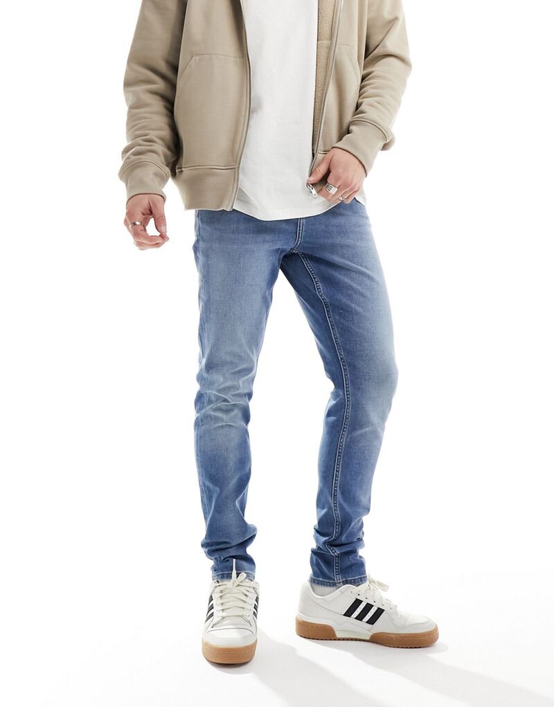 ASOS DESIGN – Синие джинсы скинни