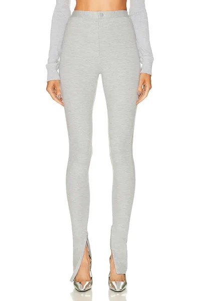 Брюки Wardrobe.Nyc X Hailey Bieber HB Legging, цвет Grey Marl