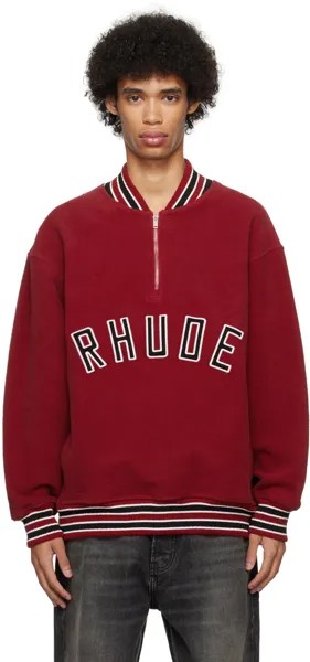 Красный университетский свитер Rhude