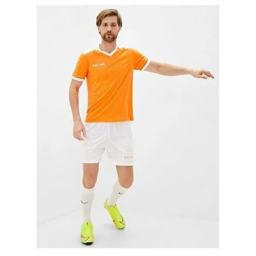 Форма Kelme футбольная S/S Football Set футбольная, футболка и шорты, размер M, оранжевый