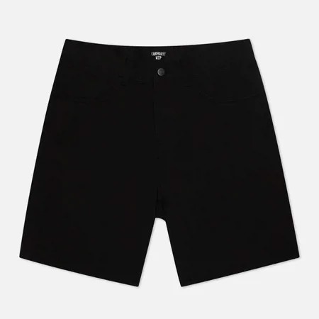 Мужские шорты Carhartt WIP Newel 8.5 Oz, цвет чёрный, размер 36