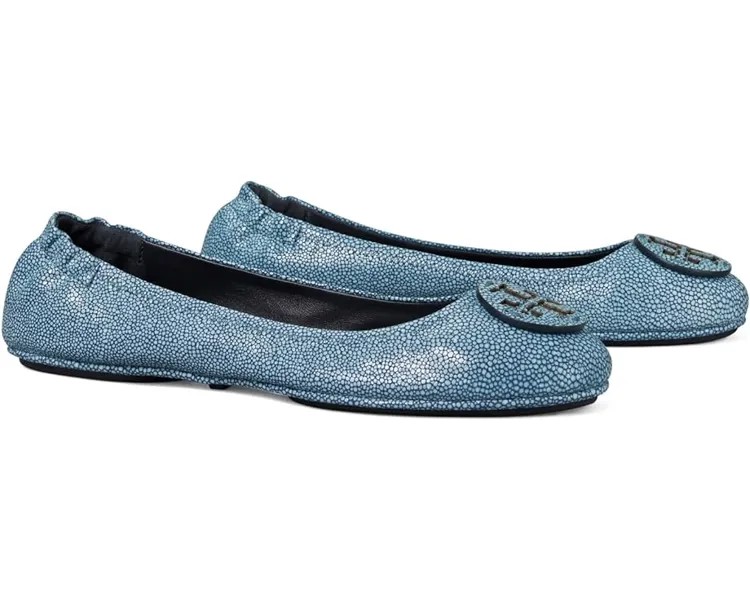 Балетки Tory Burch Minnie Travel Ballet Flat, цвет Razza Blue