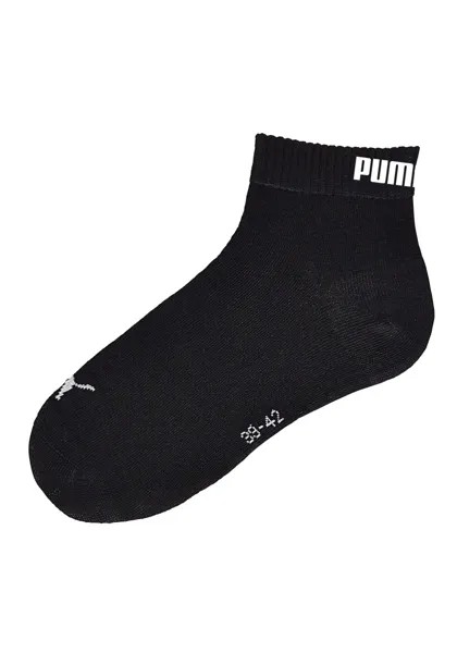 Короткие носки PUMA (9 шт.) с вязаным логотипом бренда, цвет 9 X Schwarz