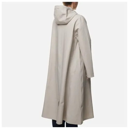 Женская куртка дождевик Stutterheim Mosebacke Long бежевый, Размер XS