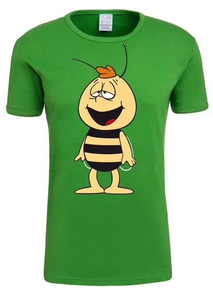 Футболка Logoshirt Biene Maja – Willi, цвет hell oliv