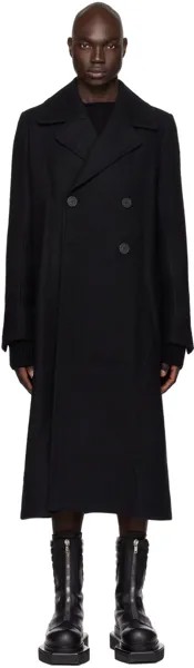 Черное пальто-колокольчик Rick Owens New