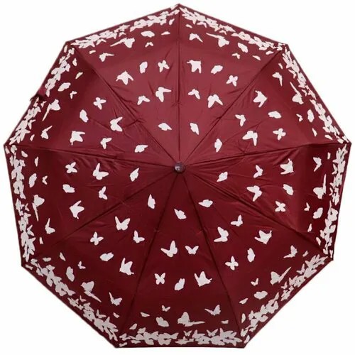 Смарт-зонт Crystel Eden, бордовый