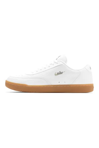 Туфли Court Vintage Premium из кожи и экокожи Nike, белый