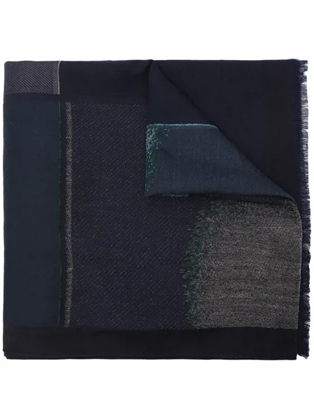 Giorgio Armani colour-block wool scarf