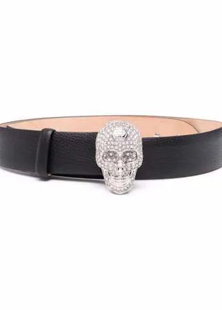 Philipp Plein ремень с пряжкой Skull