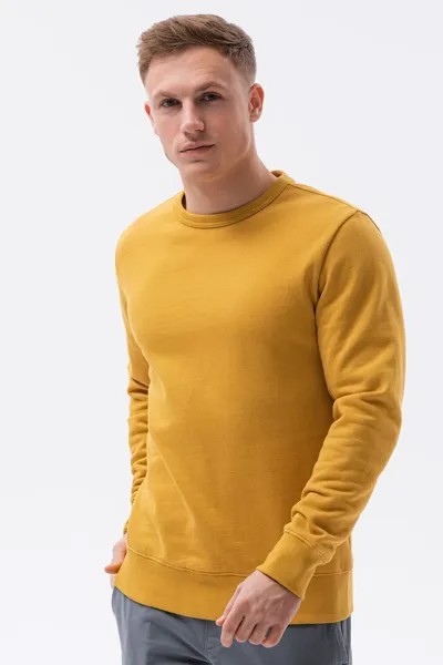 Хлопковая толстовка с овальным вырезом Ombre, оранжевый
