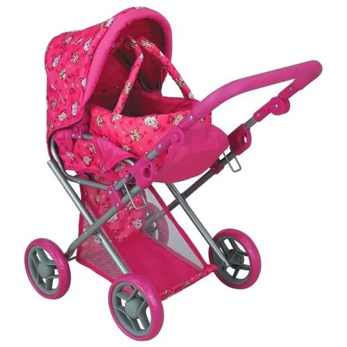 Коляска-трансформер Buggy Boom Infinia (8450) розовый/мишка