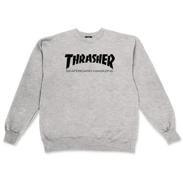 Толстовка Thrasher Skatemag Crew, серый