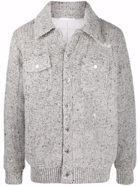 Helmut Lang однобортная куртка-рубашка