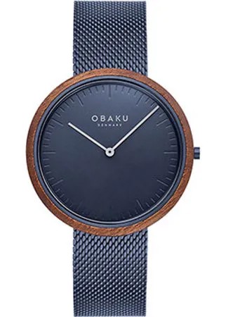 Fashion наручные  мужские часы Obaku V245GXLLML. Коллекция Trae