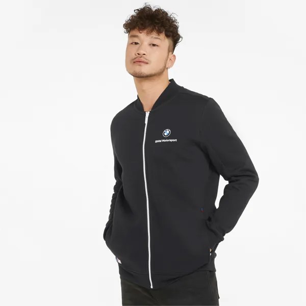 Олимпийка мужская PUMA BMW MMS Sweat Jacket черная S