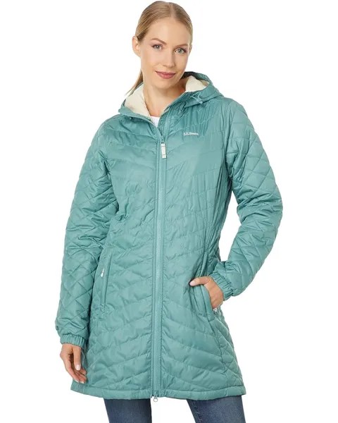 Пальто L.L.Bean Fleece Lined Primaloft, цвет Mineral Blue