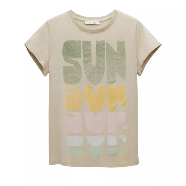 Футболка sun child shirt green mix Dorothee Schumacher, мультиколор