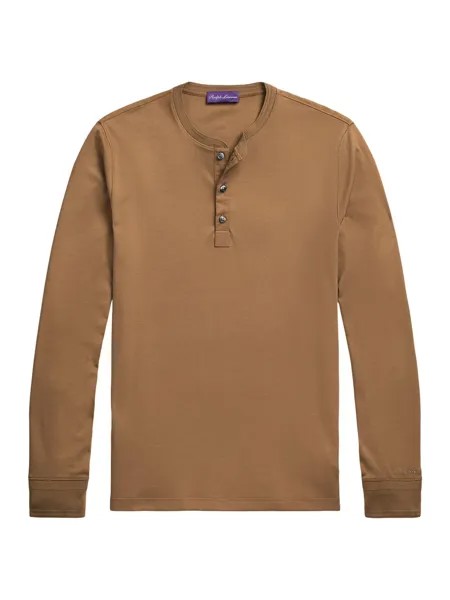 Футболка Henley с длинными рукавами Ralph Lauren Purple Label