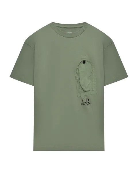 Футболка с накладным карманом CP Company